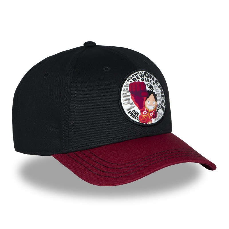 Casquette Baseball One Piece Luffy Snapback - Noire - Freegun