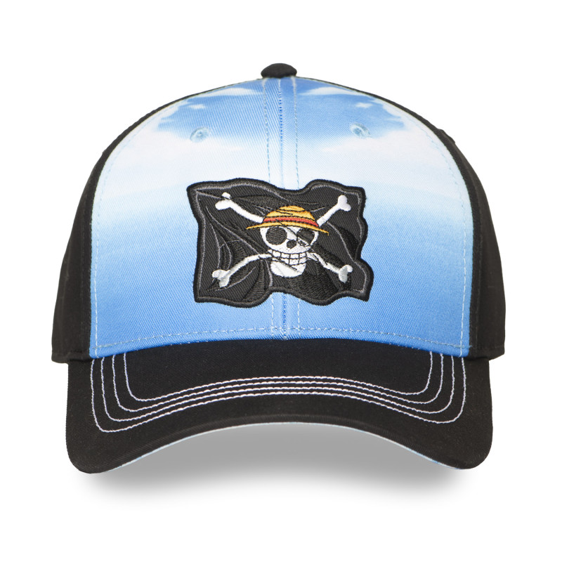 Casquette Baseball One Piece Jolly Roger Snapback - Bleue - Freegun