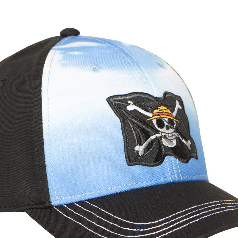 Casquette Baseball One Piece Jolly Roger Snapback - Bleue - Freegun