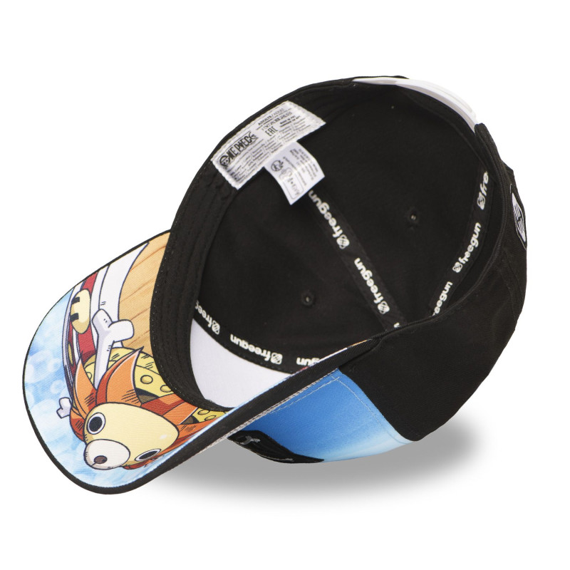 Casquette Baseball One Piece Jolly Roger Snapback - Bleue - Freegun