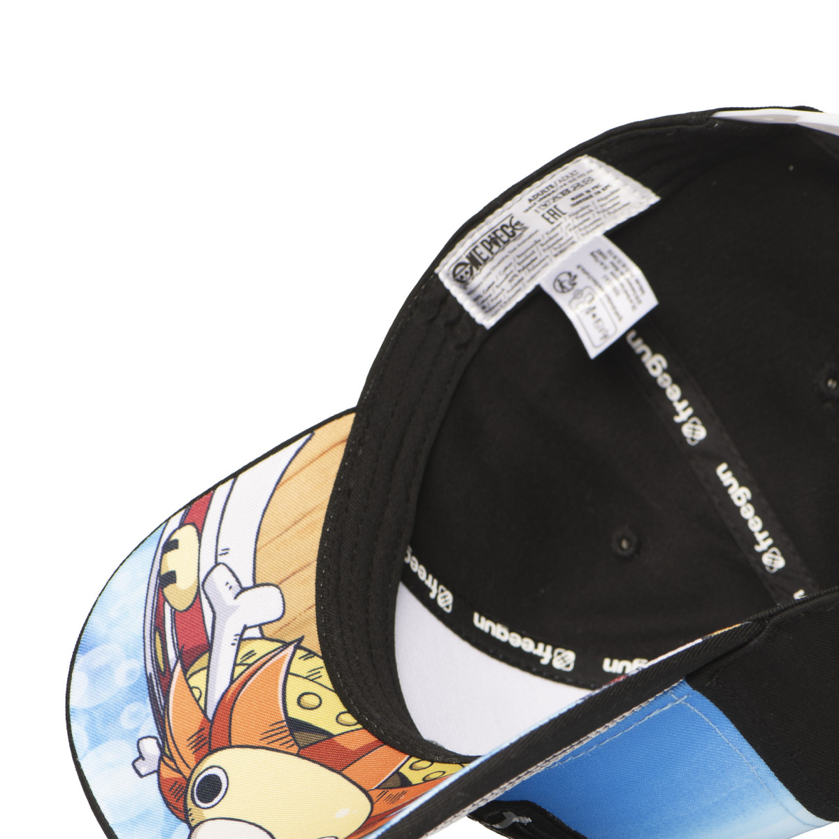 Casquette Baseball One Piece Jolly Roger Snapback - Bleue - Freegun