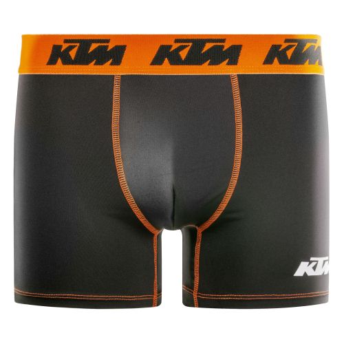 Lot de 4 Boxers Microfibre Noir homme Uni | KTM