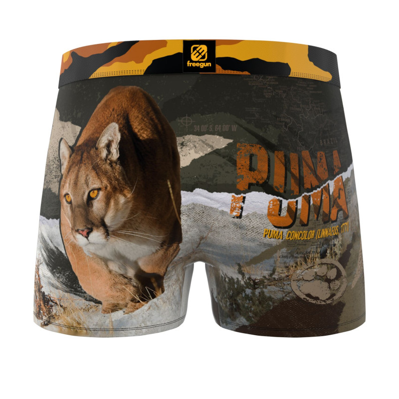 Lot de 3 boxers homme  Garantie 2 ans Wild Animals