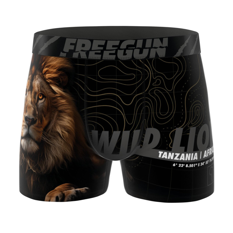 Lot de 4 boxers enfant Garantie 2 ans Wild Life