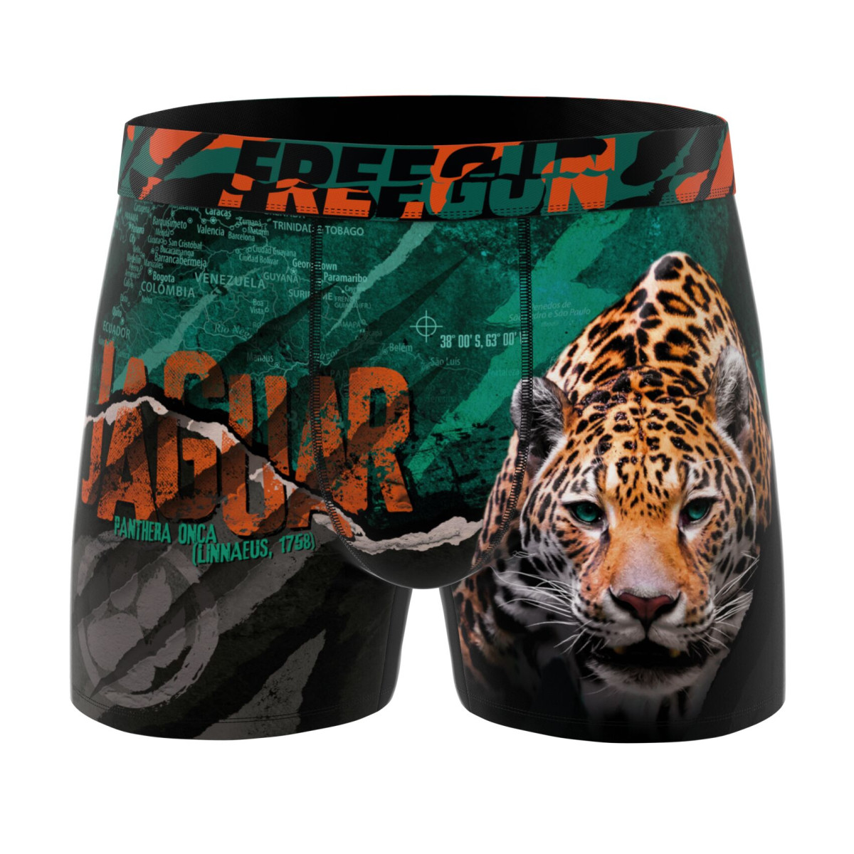 Lot de 4 boxers enfant Garantie 2 ans Wild Animals