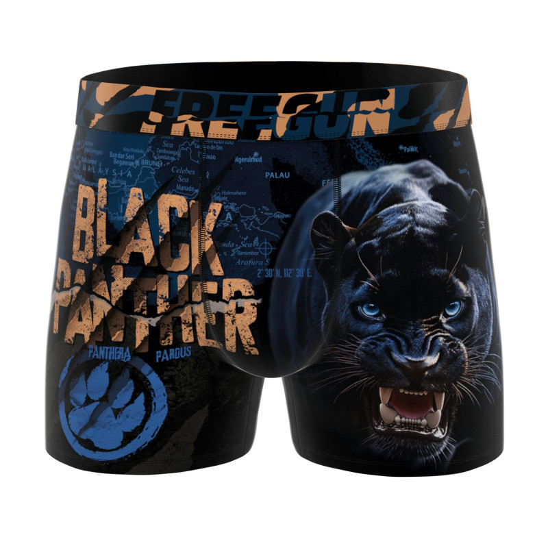 Lot de 4 boxers enfant Garantie 2 ans Wild Animals