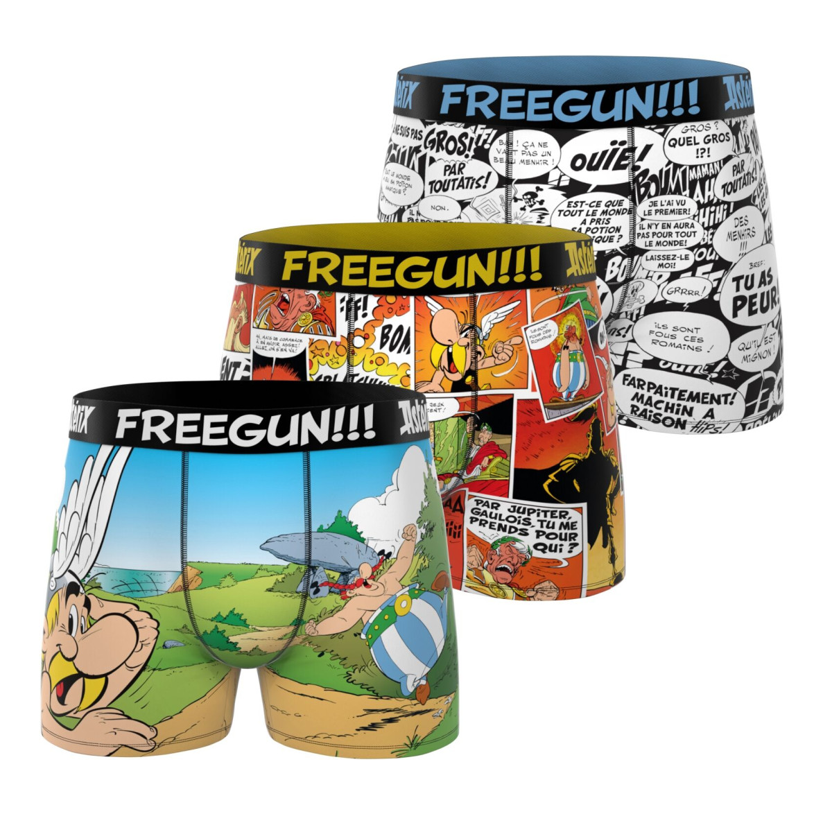 Lot de 3 boxers homme Asterix