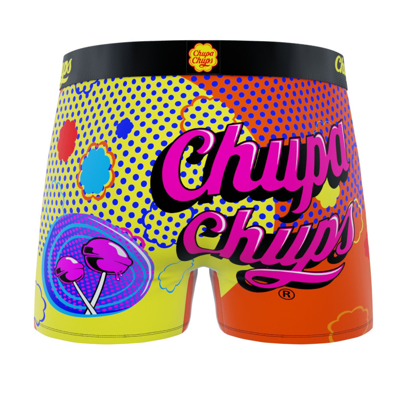 Lot de 4 Boxers Microfibre homme Chupa Chups Imprimé | FREEGUN