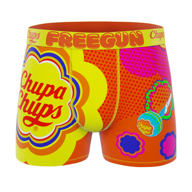 Lot de 4 Boxers Microfibre homme Chupa Chups Imprimé | FREEGUN