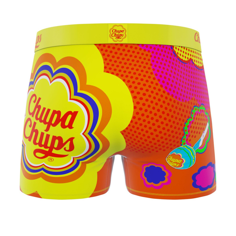 Lot de 4 Boxers Microfibre homme Chupa Chups Imprimé | FREEGUN