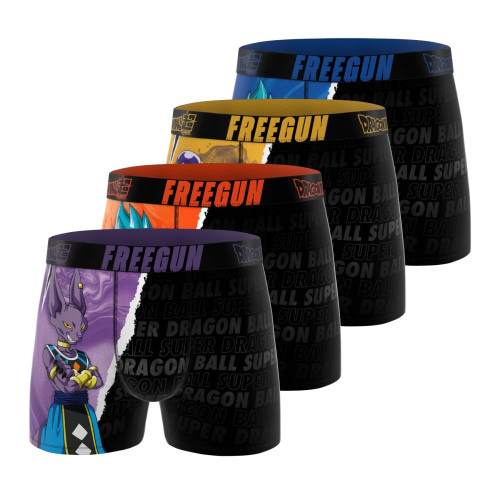 Lot de 4 boxers homme Dragon Ball Super