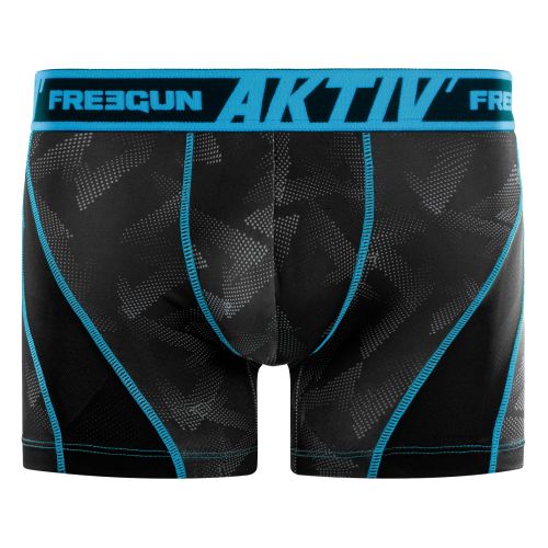 Lot de 4 Boxers Freegun homme Aktiv surpiqûres colorées