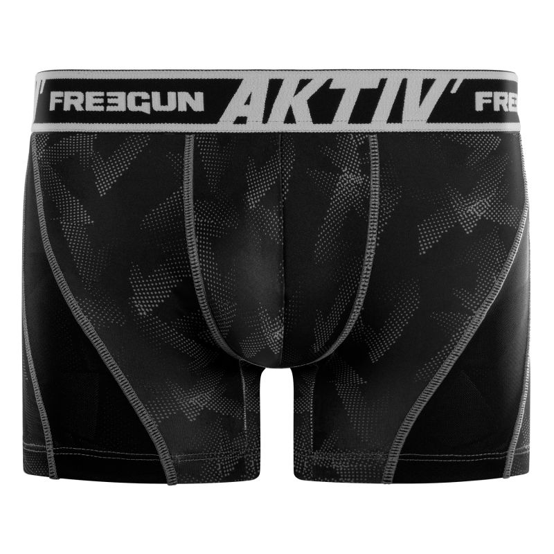 Set of 4 Men's Boxer Aktiv colored stitching