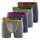 Lot de 4 Boxers Microfibre homme Confort, Respirant, Stretch Uni Sport | FREEGUN