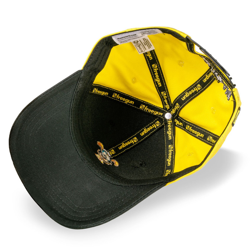 Casquette Baseball Marsupilami Snapback - Jaune - Freegun