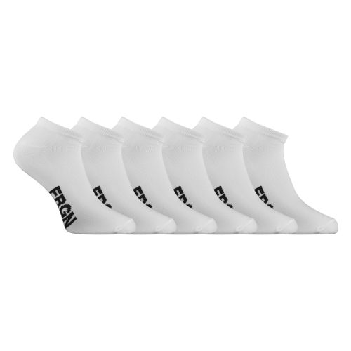Lot de 6 paires de chaussettes socquettes blanc adulte - FRGN