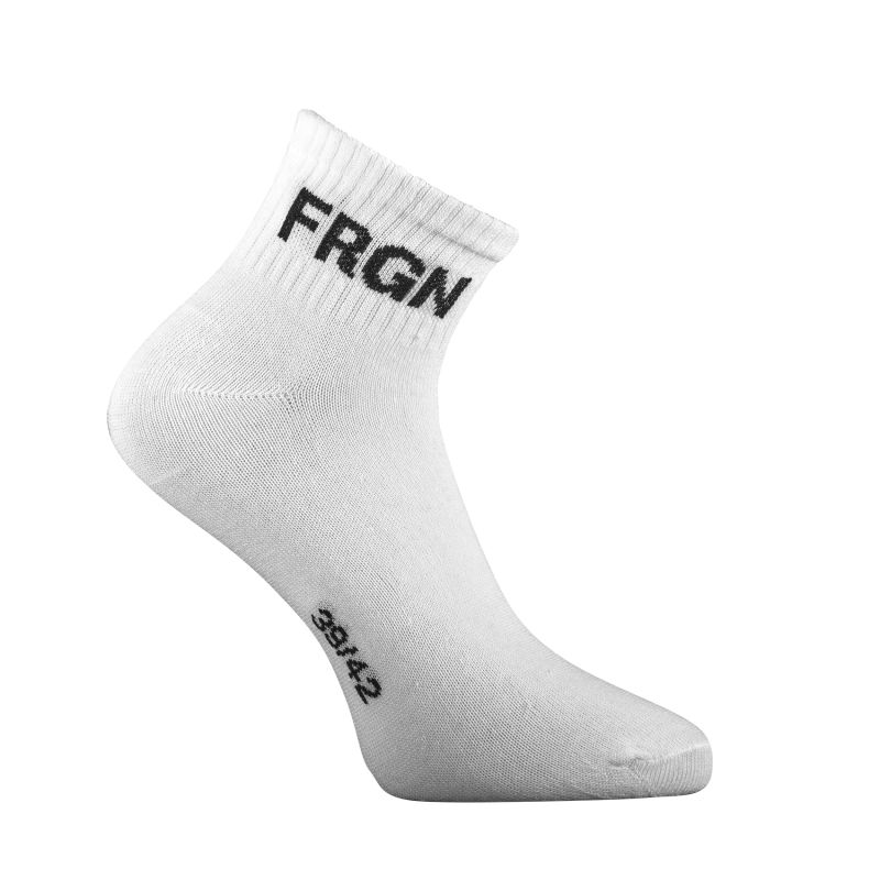 Lot de 6 Paires de Chaussettes Blanches homme Courtes Uni - Freegun