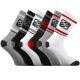 Lot de 6 Paires de Chaussettes Tennis Freegun homme assorties