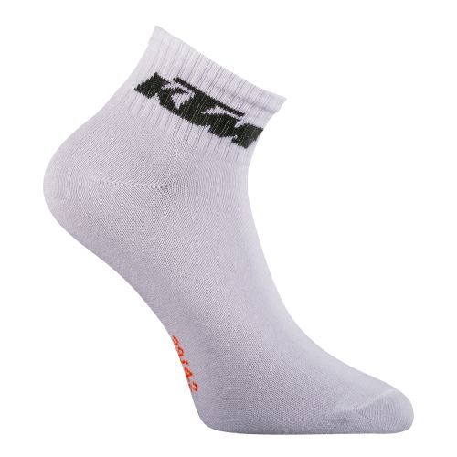 Lot de 6 Paires de chaussettes basses KTM blanches homme