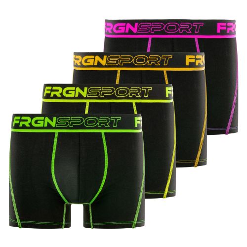 Lot de 4 boxers garçon Dynamic Soft Touch avec surpiqûres Mark