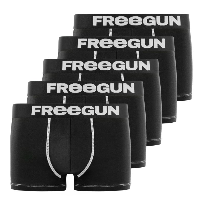 Lot de 5 boxers garçon Freegun Uni