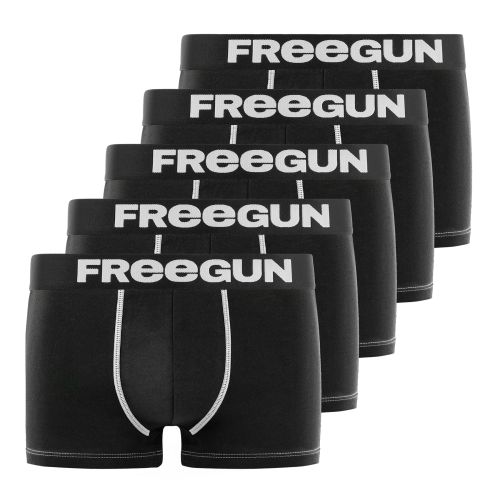 Lot de 5 boxers garçon Freegun Uni