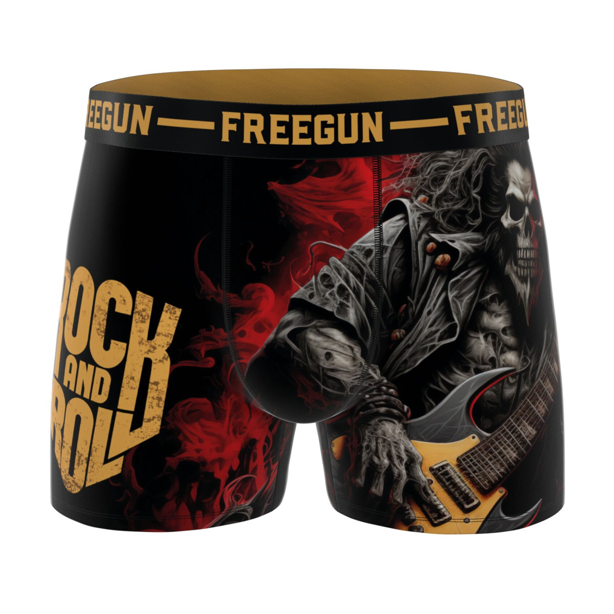 Lot de 4 boxers homme Garantie 2 ans Heavy Rock