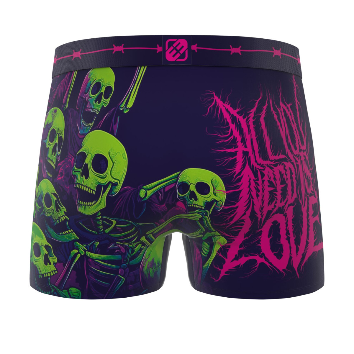 Lot de 4 boxers homme Garantie 2 ans Heavy Rock
