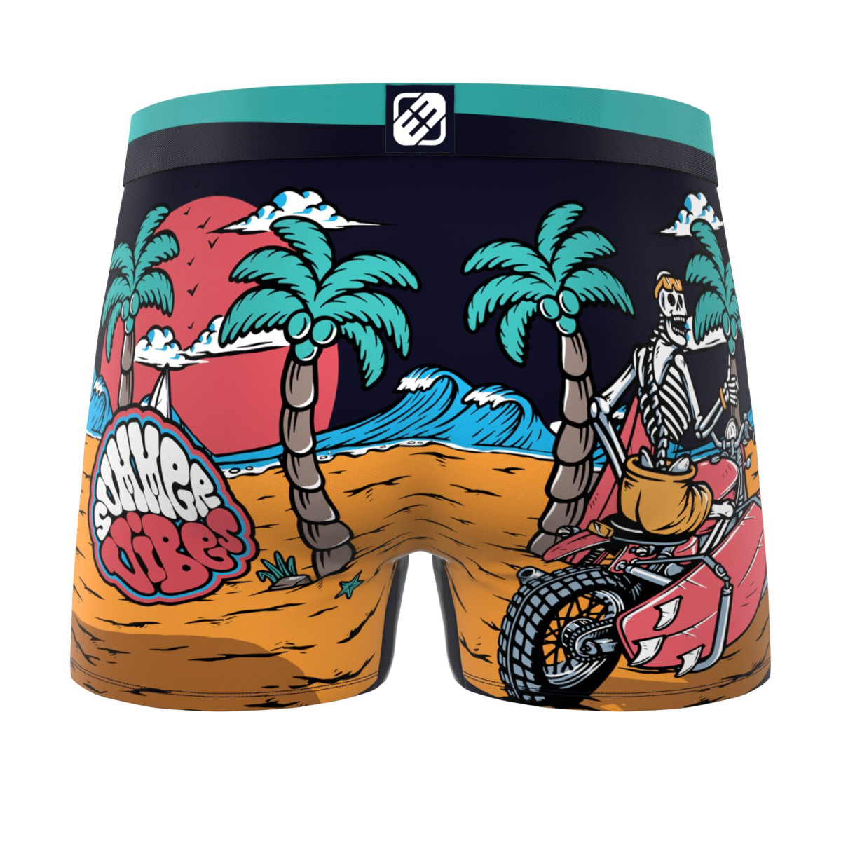 Lot de 5 boxers homme Garantie 2 ans Retro Summer
