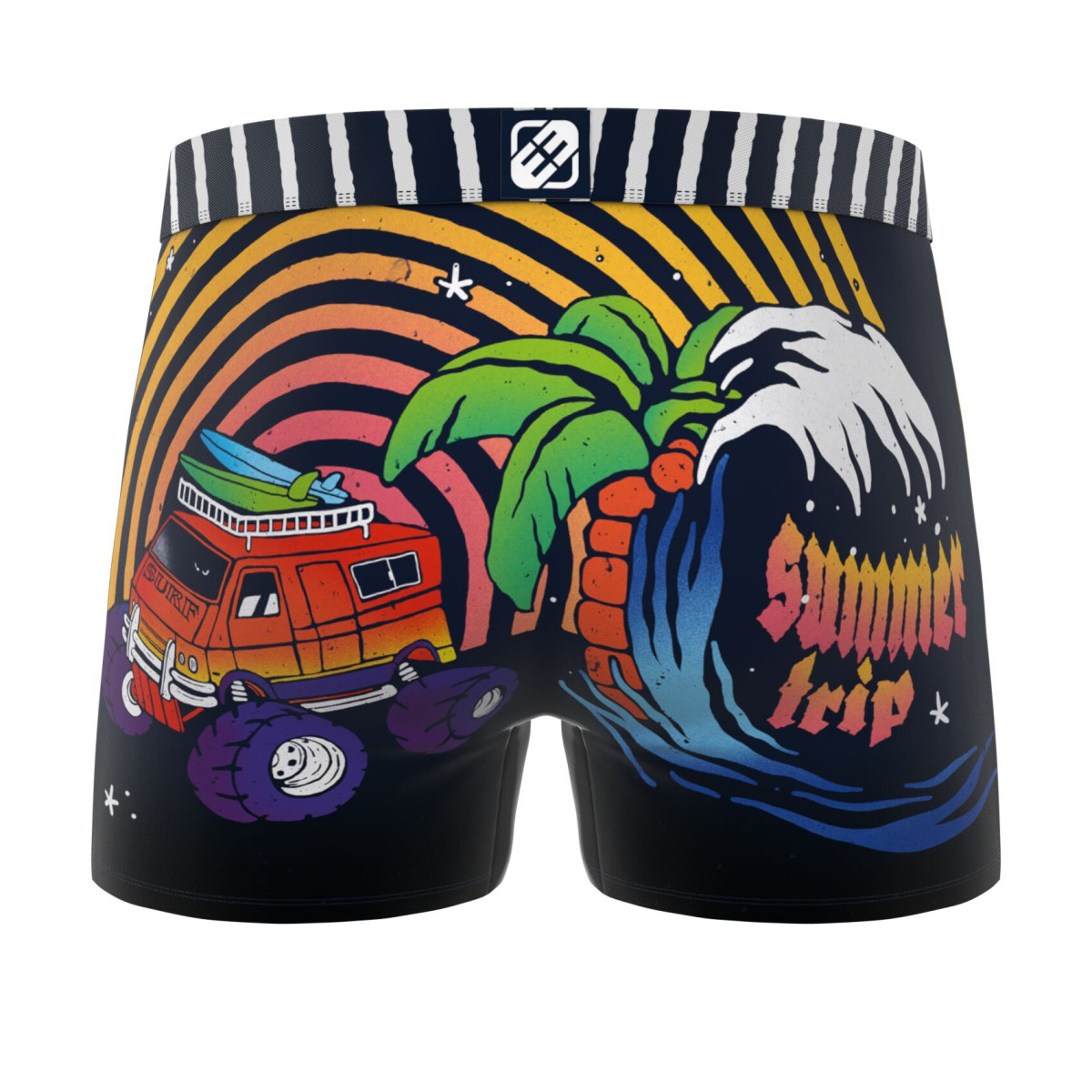 Lot de 5 boxers homme Garantie 2 ans Retro Summer