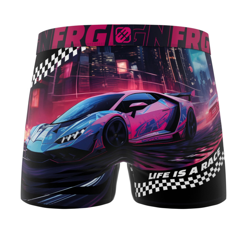 Lot de 5 boxers homme Garantie 2 ans Cars Racing