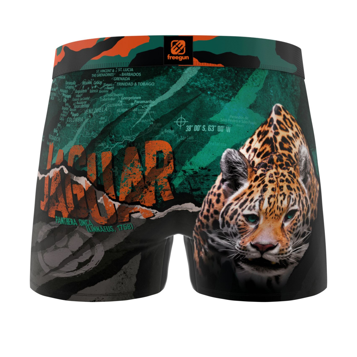 Lot de 5 boxers homme Garantie 2 ans Wild Animals