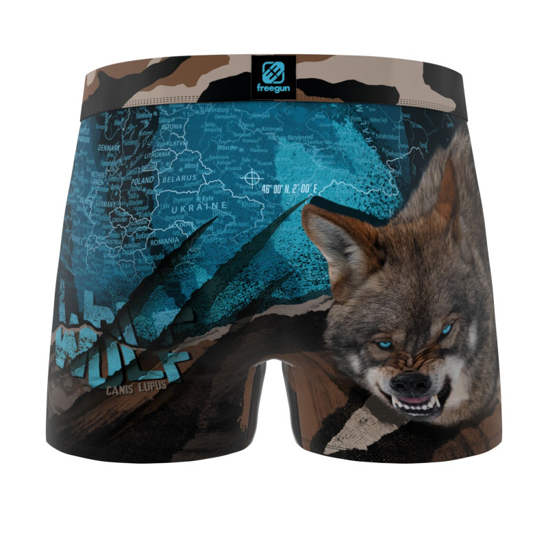 Lot de 3 boxers enfant Garantie 2 ans Wild Animals