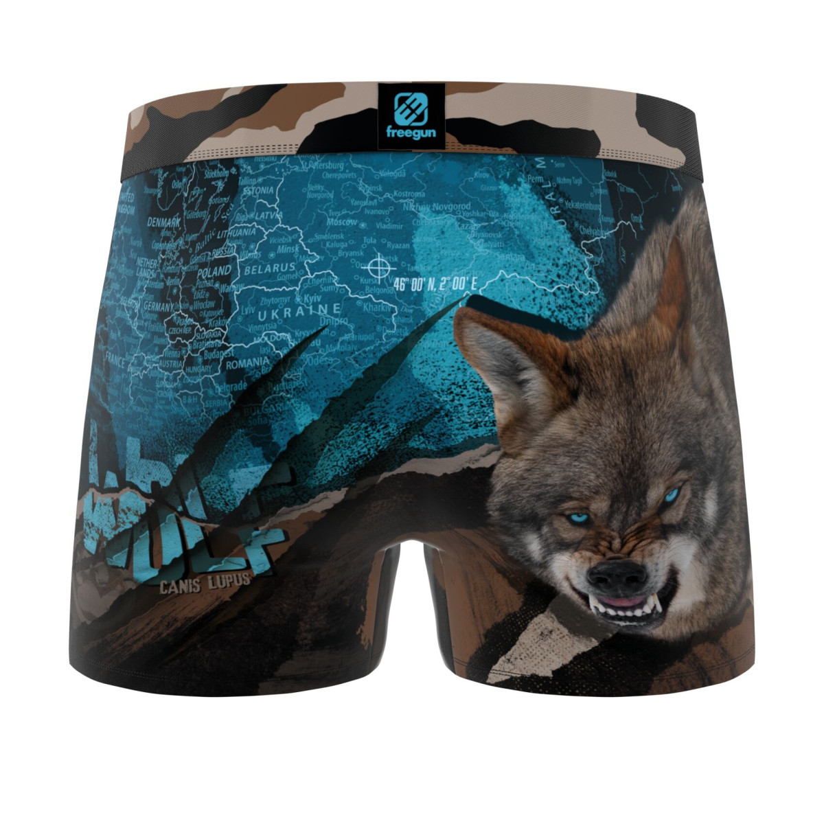 Lot de 3 boxers enfant Garantie 2 ans Wild Animals