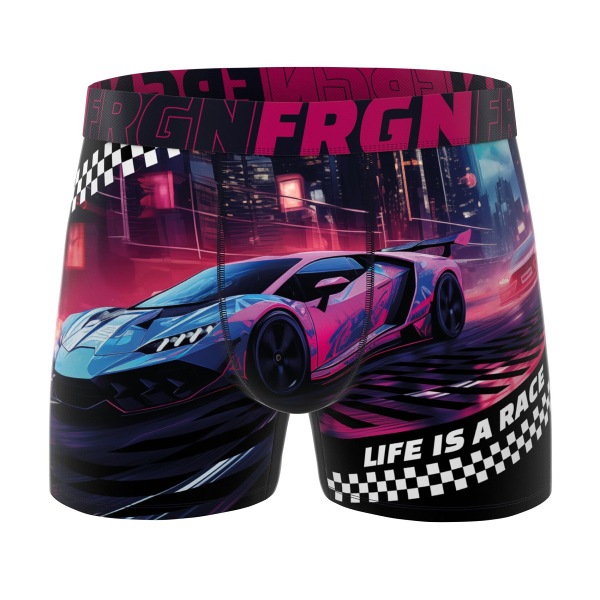 Lot de 5 boxers enfant Garantie 2 ans Car Racing