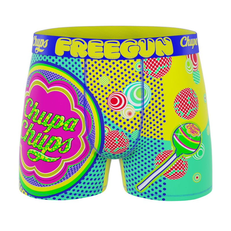 Lot de 4 Boxers Microfibre garcon Chupa Chups Imprimé | FREEGUN