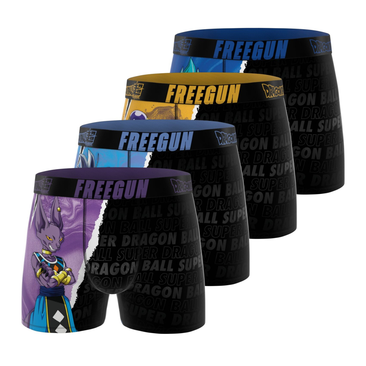 Lot de 4 boxers enfant Dragon Ball Super