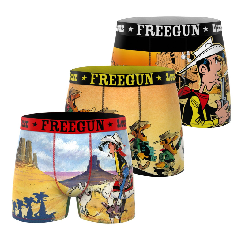 Lot de 3 boxers homme Lucky Luke