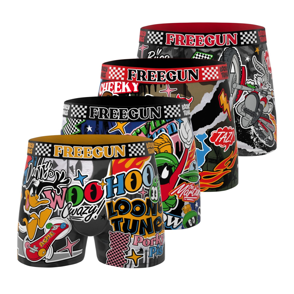 Lot de 4 boxers enfant Looney Tunes