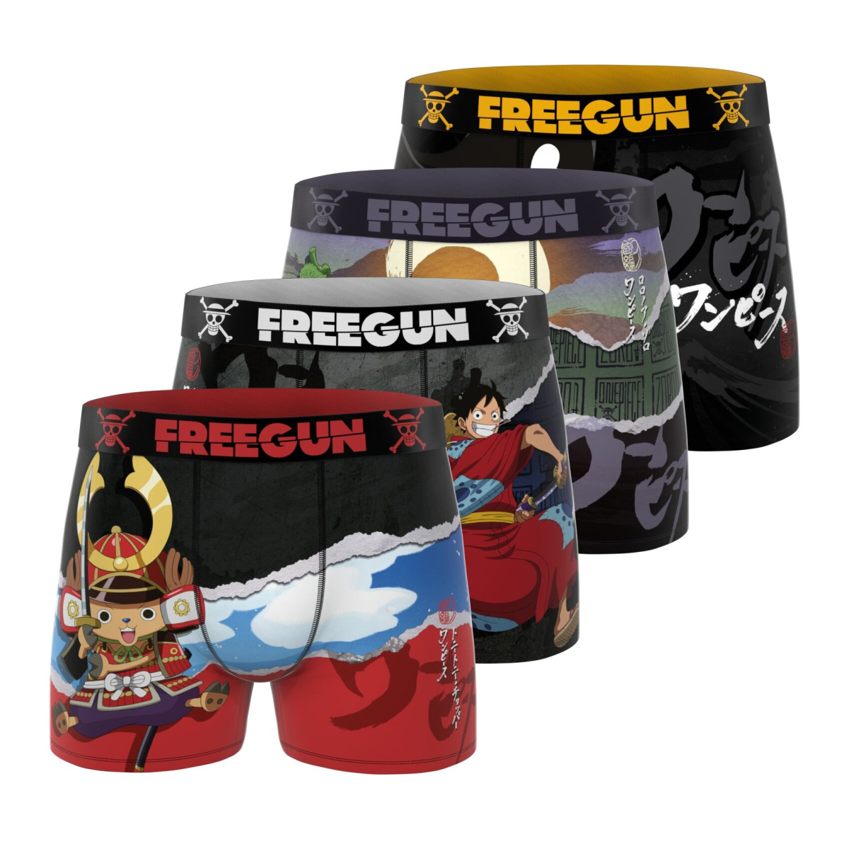 Lot de 4 boxers homme One Piece