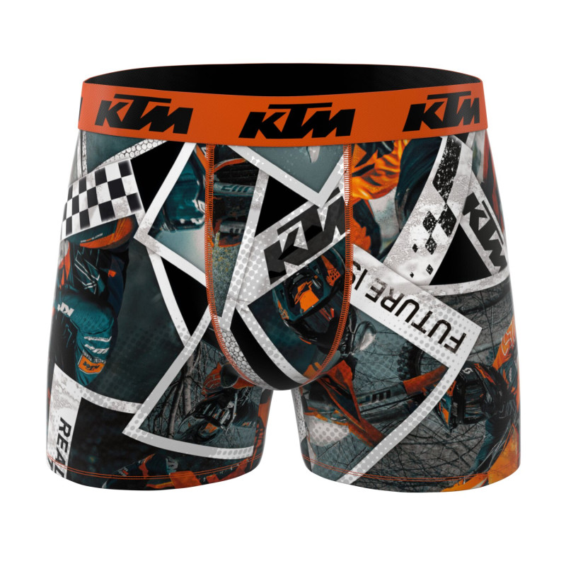 Lot de 4 Boxers Microfibre homme Ktm Imprimé | FREEGUN
