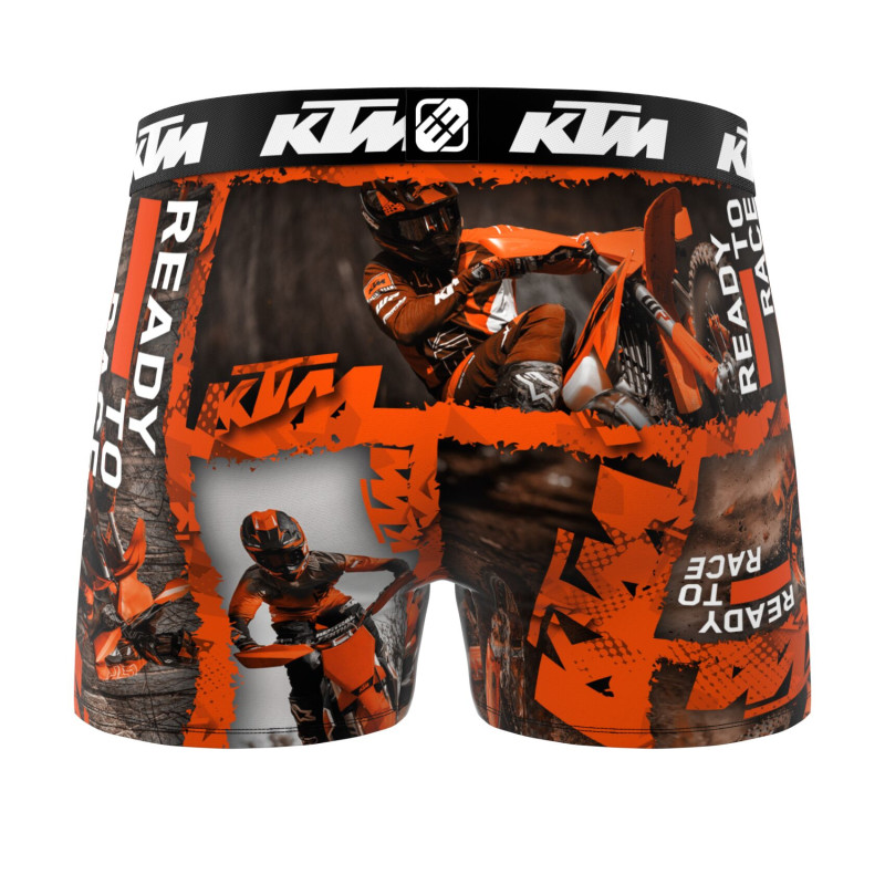Lot de 4 Boxers Microfibre homme Ktm Imprimé | FREEGUN