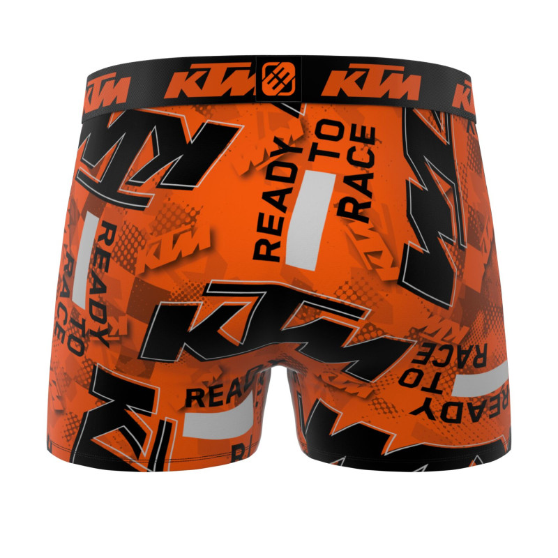 Lot de 4 Boxers Microfibre homme Ktm Imprimé | FREEGUN