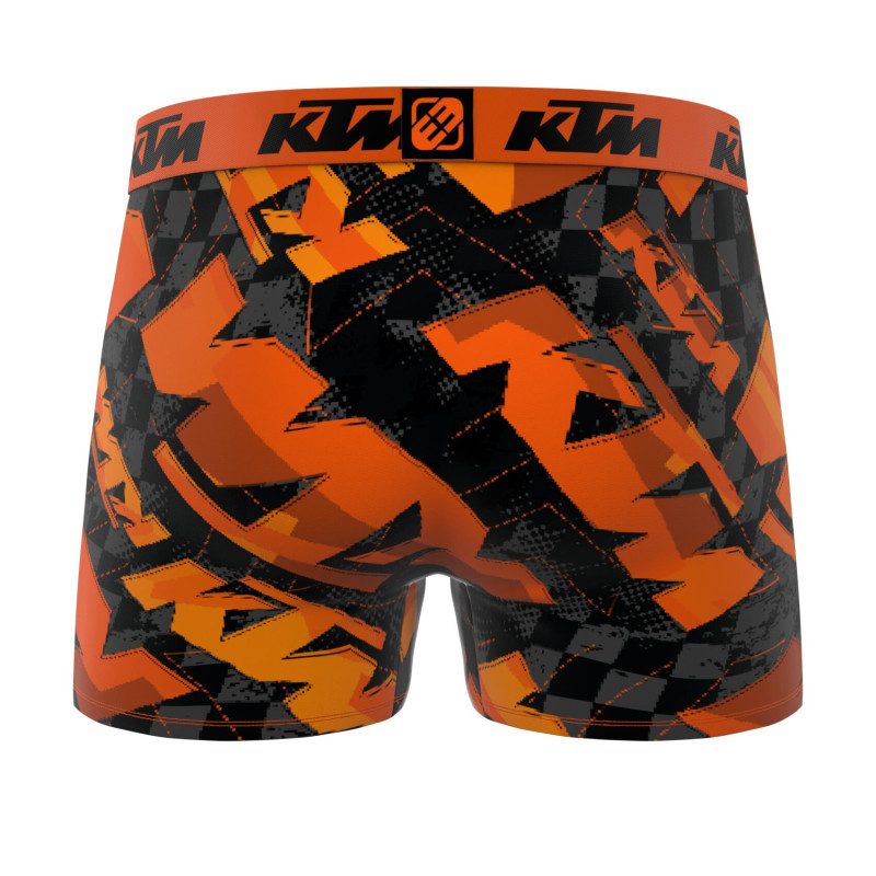 Lot de 4 Boxers Microfibre homme Ktm Imprimé | FREEGUN