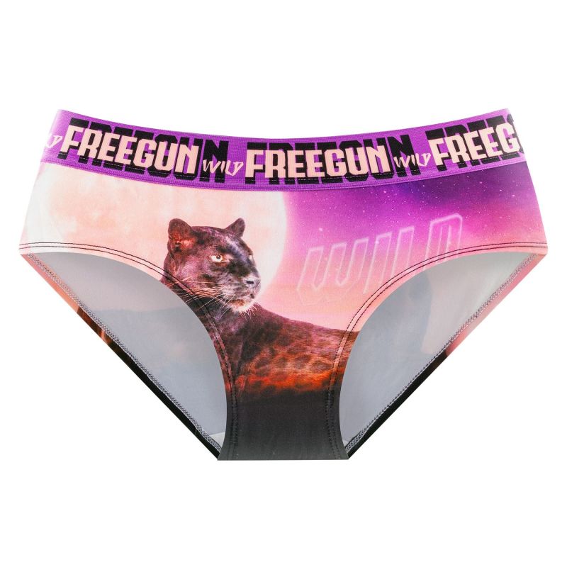 Lot de 4 Culottes Microfibre fille Confort, Respirant, Stretch | FREEGUN