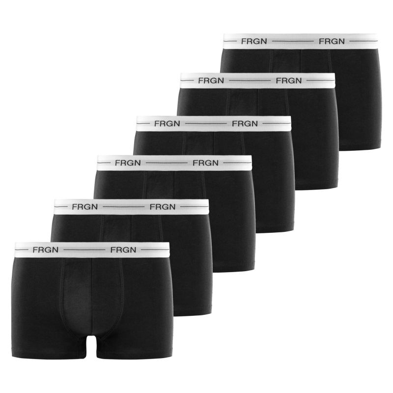 Lot de 6 Boxers Coton homme Confort, Respirant, Stretch Uni | FREEGUN