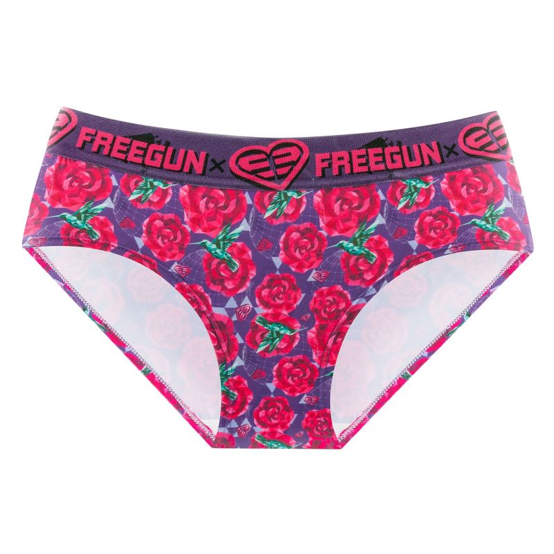 Lot de 4 culottes femme imprimé Origami