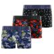 Lot de 3 Boxers Microfibre homme Imprimé Flowers Garantie 2 ans | FREEGUN