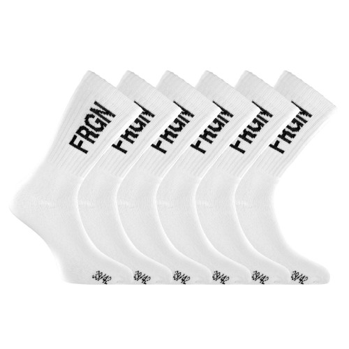 Lot de 6 Paires de Chaussettes garcon Tennis Uni - Freegun