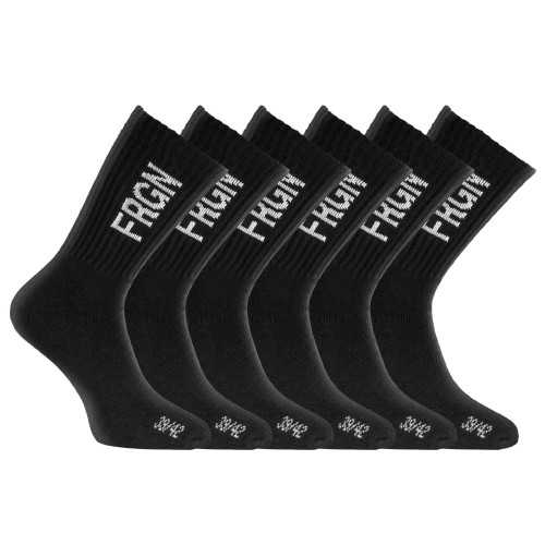 Lot de 6 Paires de Chaussettes garcon Tennis Uni - Freegun